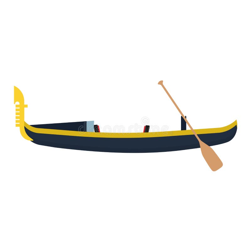 Gondola Boat Italy Venice Vector Icon Design. Tourism Rowing Transport  Romantic Stock Vector - Illustration of channel, carnival: 146750432