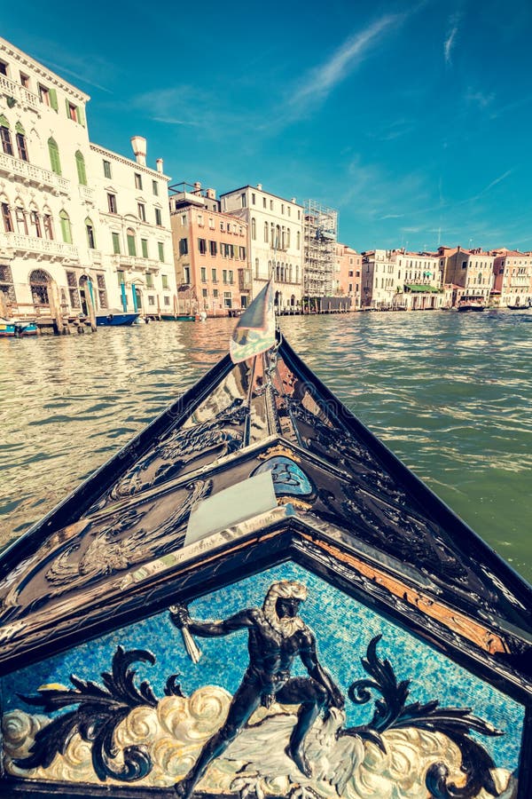Gondola Cruise on Grand Canal in Venice, Italy Editorial Stock Image ...