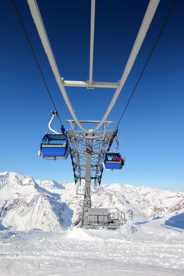Gondola lift stock photo. Image of lift, holiday, landscape 63116074