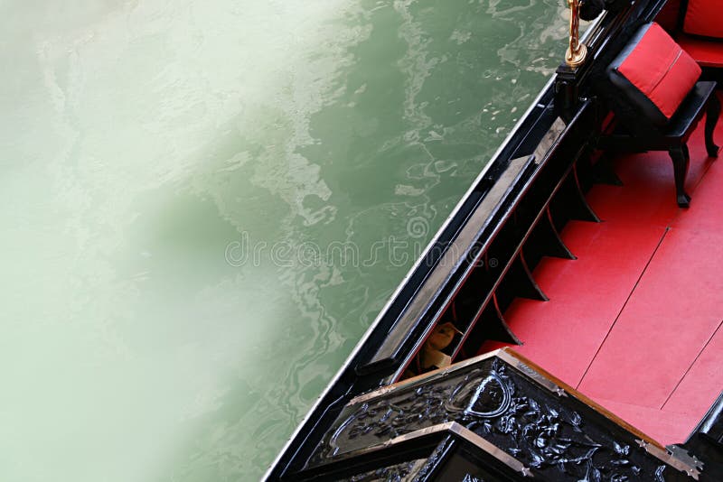 Gondola in Venice canal