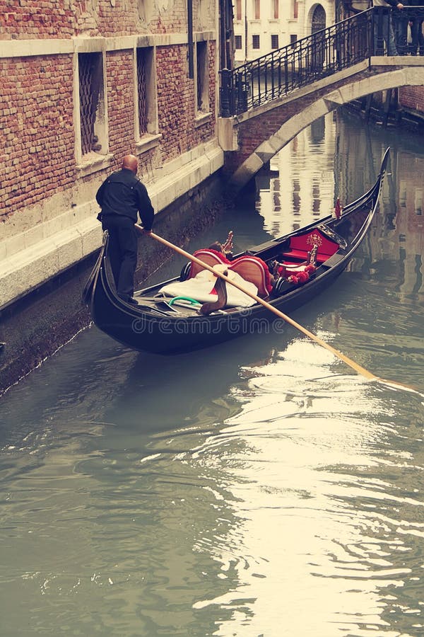gondolas Venezia L'Italia immagine stock gondolas Venezia L'Italia immagine stock