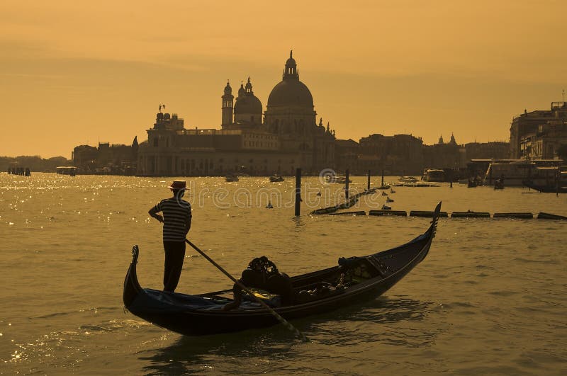 Gondolier in Venice, Italy