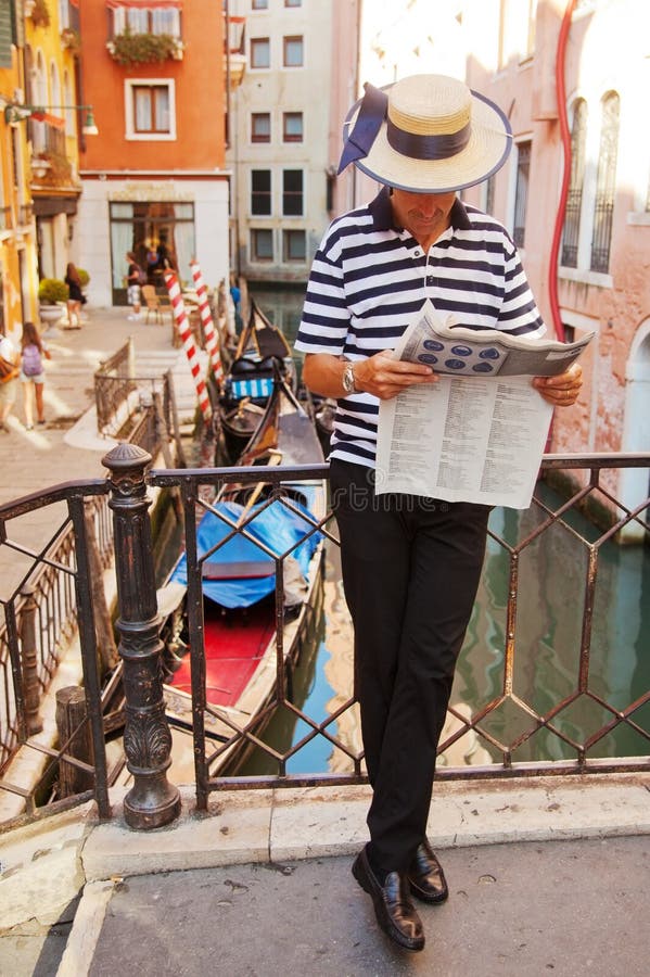 Gondolier in Venice