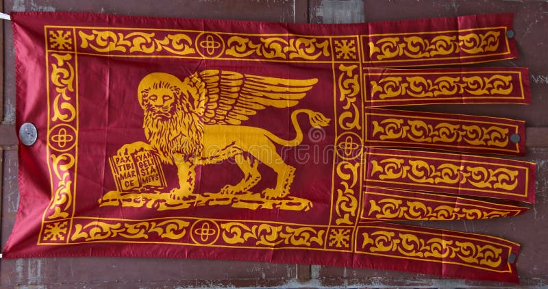 Gonfalone the flag of Venice