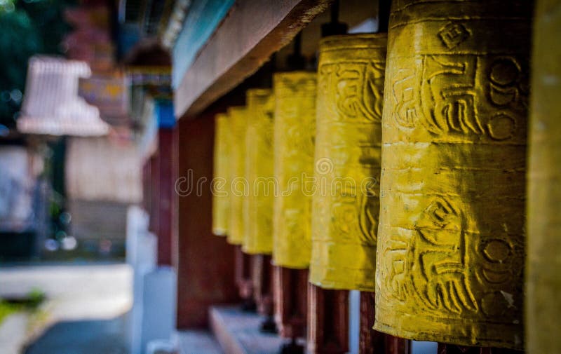 Gonpa Kloster Sanchen Dorjee stockbild Gonpa Kloster Sanchen Dorjee stockbild