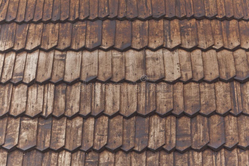 Gontu drewniany dach
