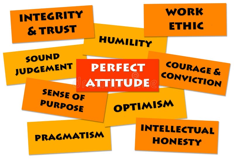 Good attitude stock illustration. Illustration of constructive 34372410