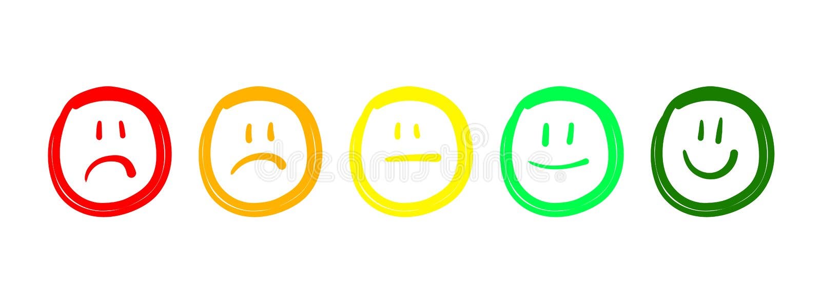 Free Vector  Hand drawn sad emoji illustration