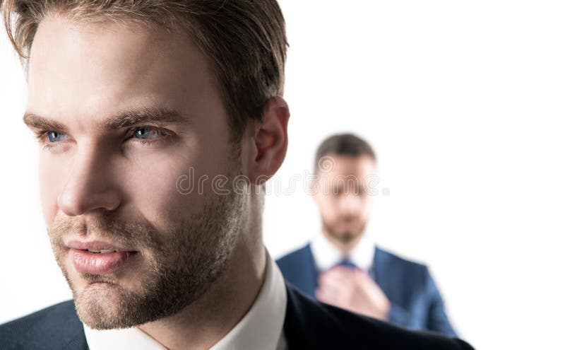 Good-looking Person. Serious Face of Young Businessman. Professional Man  with Unshaven Face Stock Image - Image of professional, handsome: 224422719