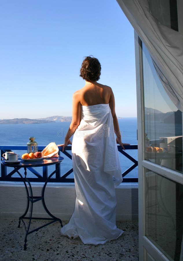 Relaxation with a seaview and fruit plate. Relaxation with a seaview and fruit plate