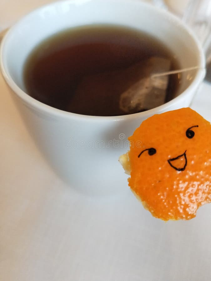 Good Morning a Cup of Green Tea Stock Image Image of morning, green 135063291