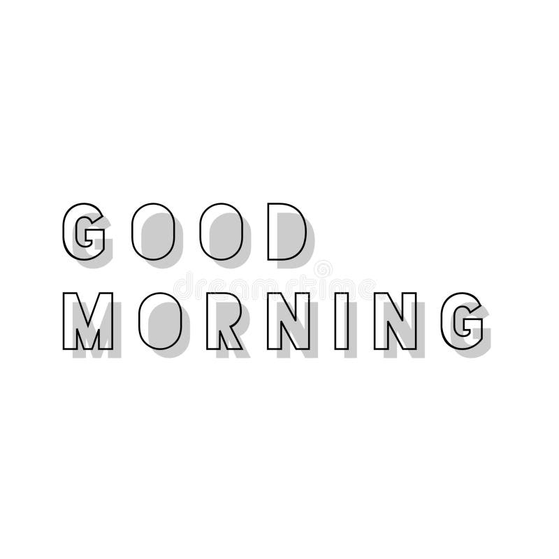 Good Morning Title Stock Illustrations – 146 Good Morning Title Stock ...