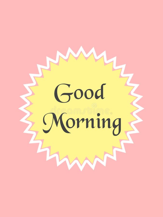 Good Morning Logo Wallpaper