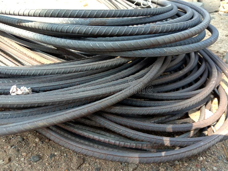 Good Quality Durable Iron Rods for Long Lasting Building Stock Photo