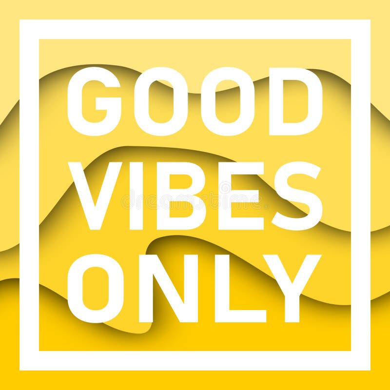 A Good Vibes Motivational Card With Dots Stock Illustration Illustration Of Handwritten Decoration 182007747