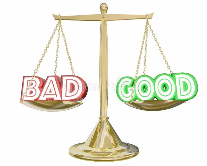 Negative vs positive stock illustration. Illustration of negatives