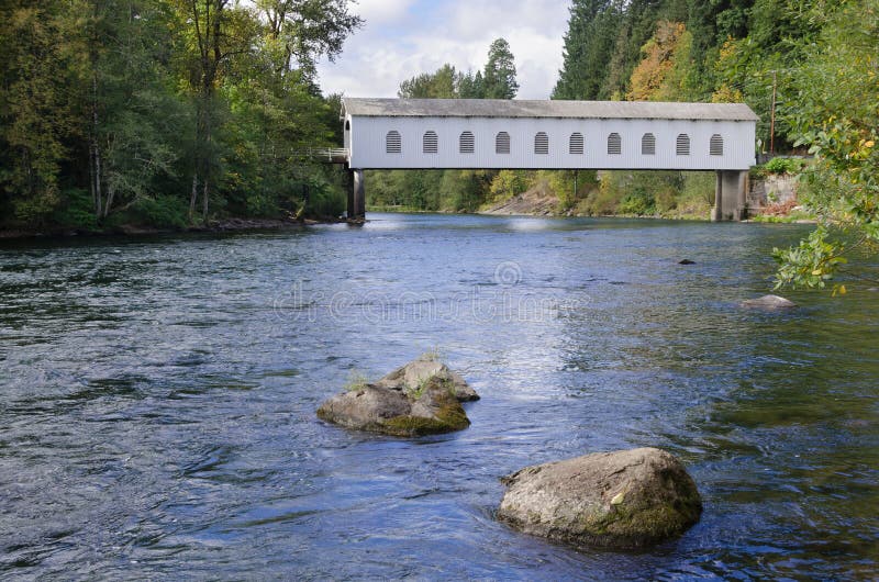 Goodpasture Bridge on McKenzie River