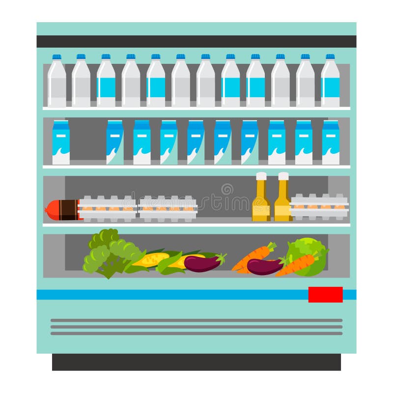 https://thumbs.dreamstime.com/b/goods-shelf-supermarket-vector-illustration-dairy-products-section-empty-mall-flat-drawing-merchandising-refrigerators-196230852.jpg