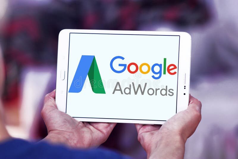 Logo of Google AdWords on samsung tablet . Google AdWords is an online advertising service developed by Google, where advertisers pay to display brief advertising copy, product listings, and video content within the Google ad network to web users. Logo of Google AdWords on samsung tablet . Google AdWords is an online advertising service developed by Google, where advertisers pay to display brief advertising copy, product listings, and video content within the Google ad network to web users