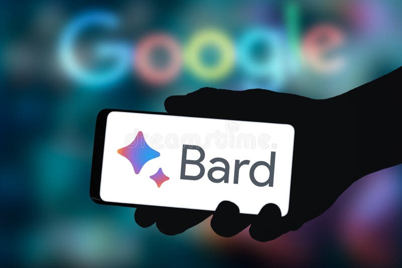 Google Bard - AI chatbot application on smartphone