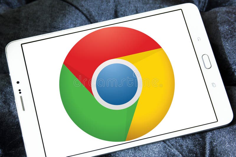 Google-browser van het chroomweb embleem