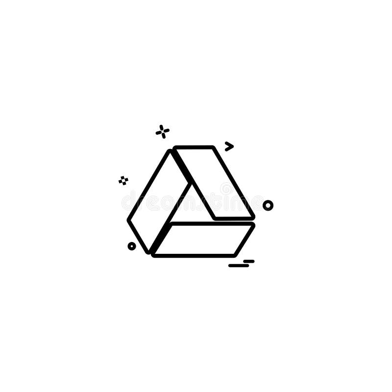 Google Drive Icon Design Vector Stock Vector Illustration Of Outline Laser Google Drive Icon Design Vector Stock Vector Illustration Of Outline Laser