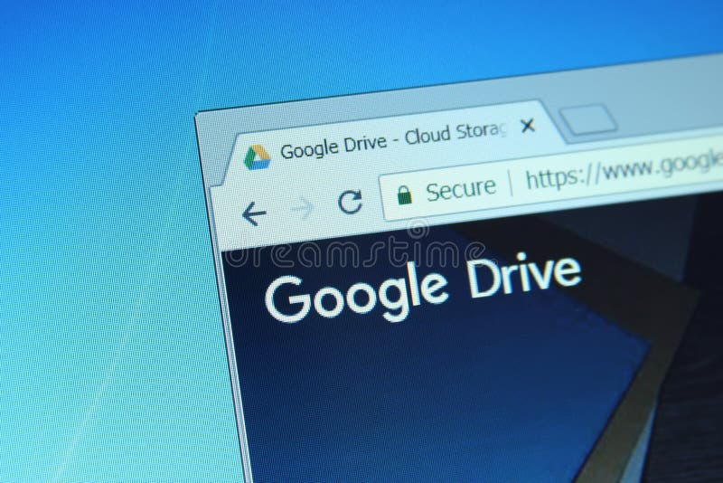 Google Drive website on computer screen . Google Drive is a file storage and synchronization service developed by Google. it allows users to store files in the cloud, synchronize files across devices, and share files. Google Drive website on computer screen . Google Drive is a file storage and synchronization service developed by Google. it allows users to store files in the cloud, synchronize files across devices, and share files