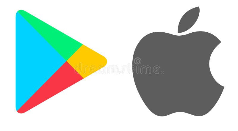 Google Play App Store Icons. Download from Google Pay. Editorial Image ...