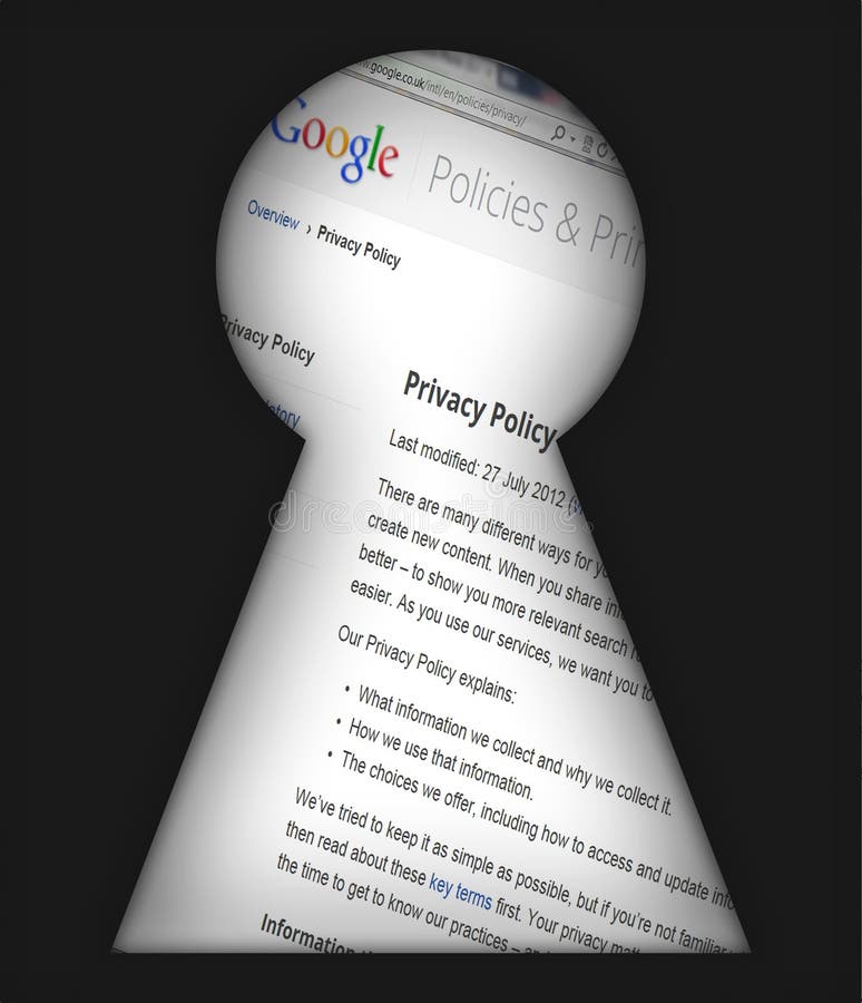 Google privacy policy