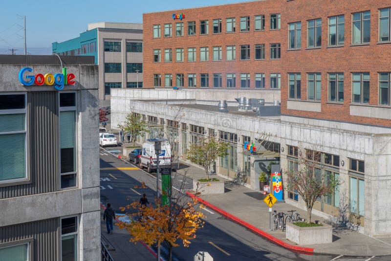 Google s Seattle Campus editorial photography. Image of icon 134958767