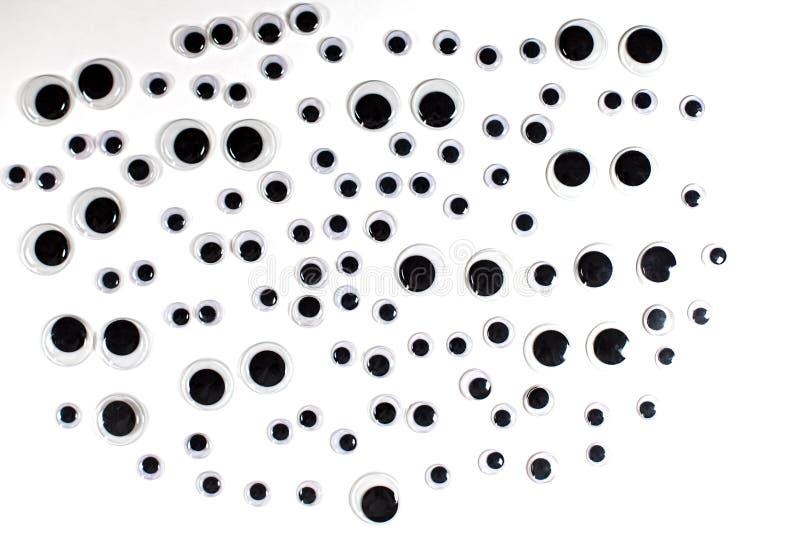 Generic Self-Adhesive Googly Eyes Wiggle Eyes Movable Black