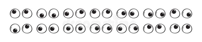 Googly Plastic Eye Toy Vector Icon Animated Doll Puppet Wobbly Eyeball  Cartoon Character Collection Cute Silly Illustration Stock Illustration -  Download Image Now - iStock