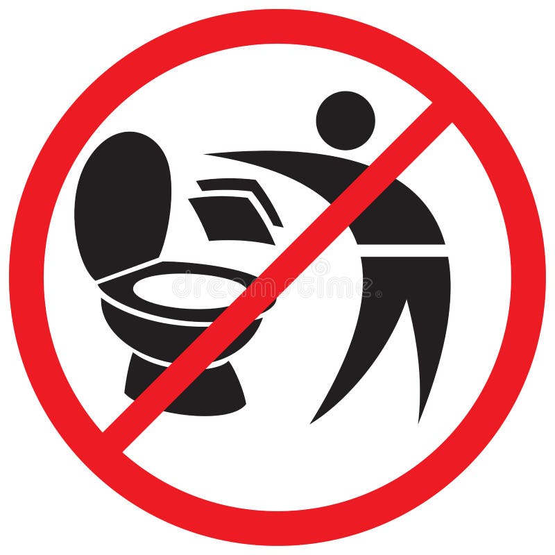 Werp Geen Vrouwelijke Producten In Toilet Stock Illustratie werp-geen-vrouwelijke-producten-in-toilet-stock-illustratie