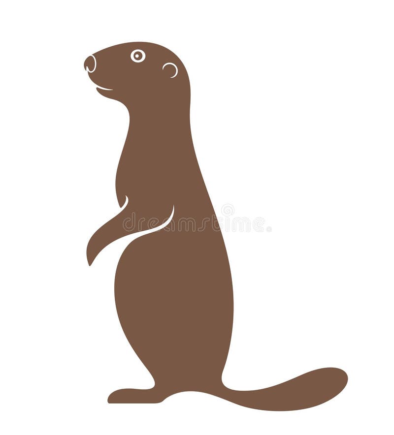 Gopher illustration stock
