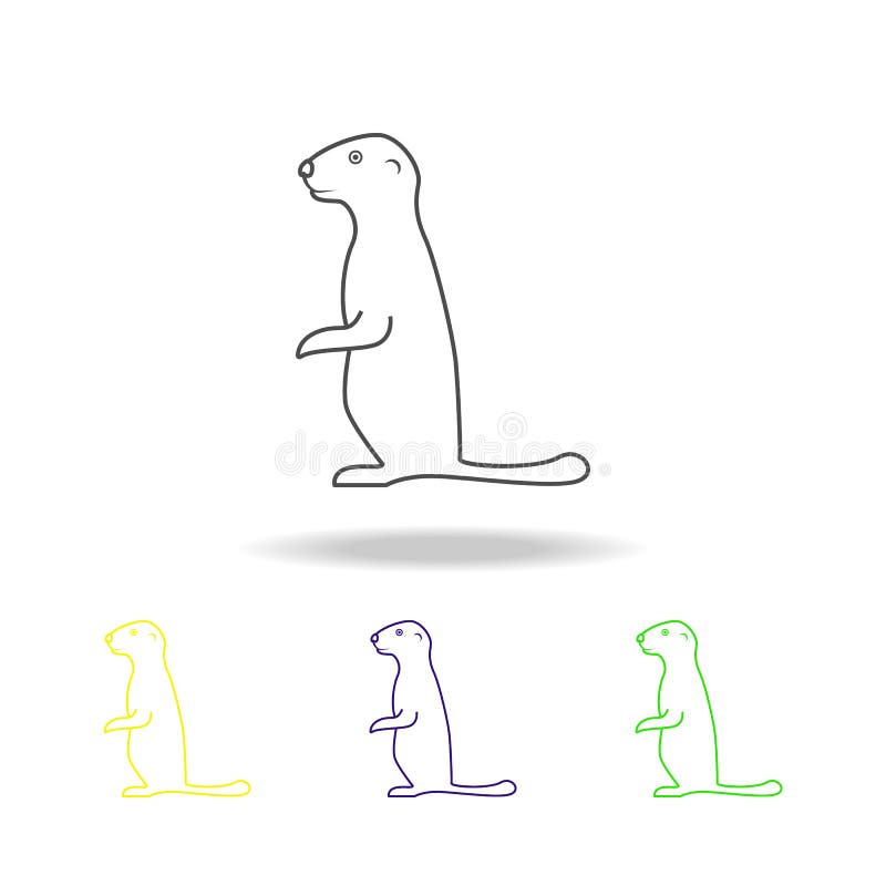 Gopher, icônes multicolores d'ensemble de rongeur Élément d'illustration de rongeurs Les signes et les symboles décrivent l'icône illustration de vecteur Gopher, icônes multicolores d'ensemble de rongeur Élément d'illustration de rongeurs Les signes et les symboles décrivent l'icône illustration de vecteur