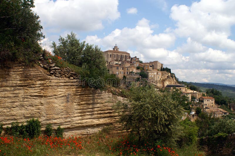 Gordes in der Provence, Frankreich stockfotografie Gordes in der Provence, Frankreich stockfotografie