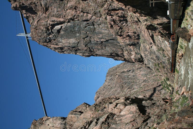 Gorge colorado моста королевский стоковая фотография rf