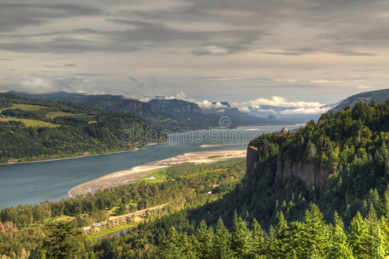 Gorge de Fleuve Columbia photographie stock libre de droits Gorge de Fleuve Columbia photographie stock libre de droits