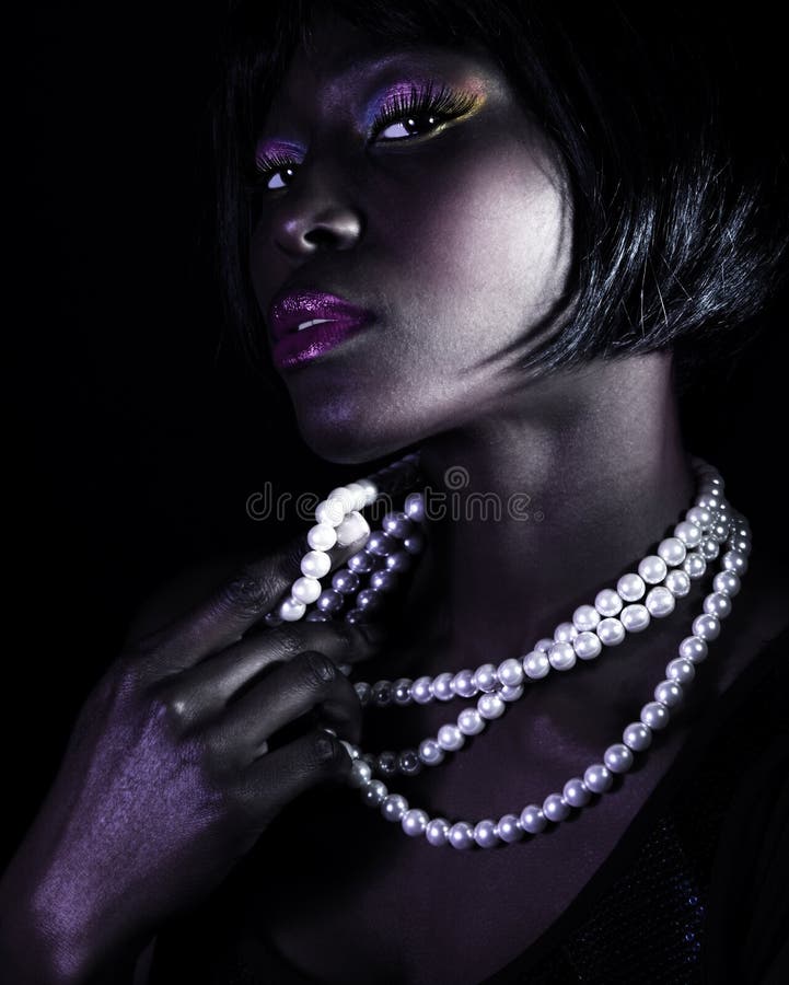 Femeie africană superbă stock photos