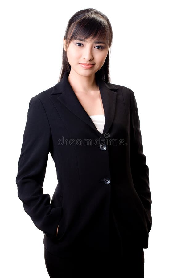 Gorgeous asian female executive