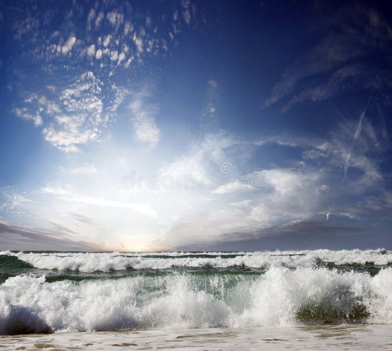 Gorgeous Beach in Summertime royalty free stock photography