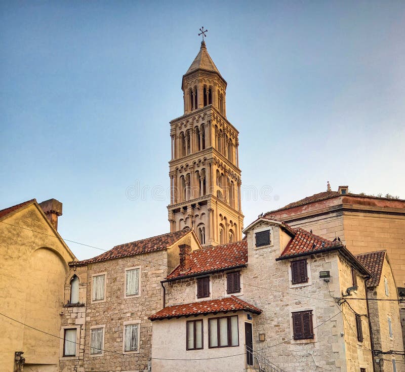 A gorgeous Croatian architecture (Split) royalty free stock photos