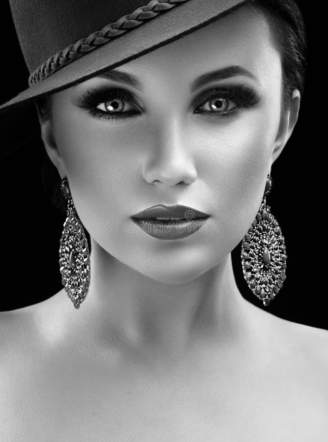 Beautiful Classy Woman On Grey Background Stock Image Image Of Girl 