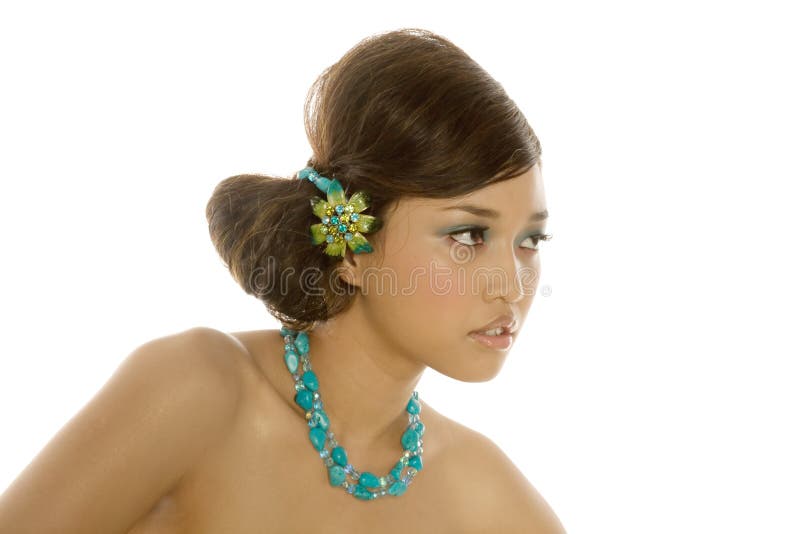 Gorgeous asian woman royalty free stock image