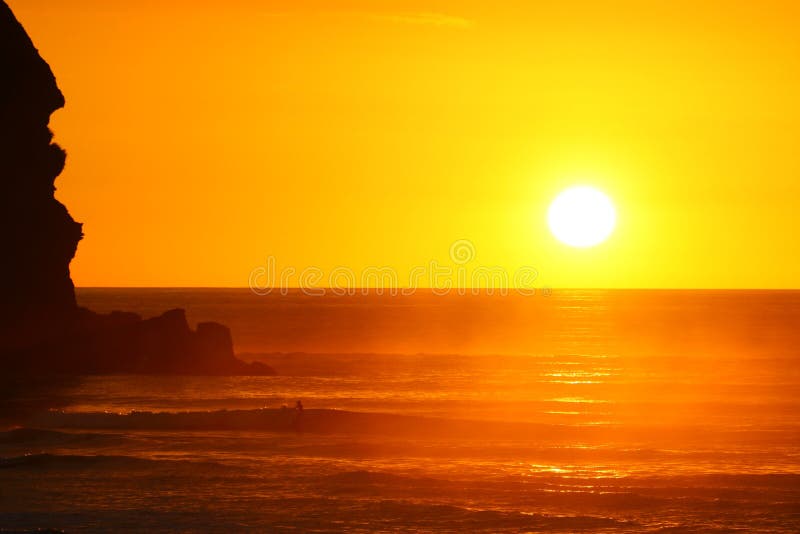 Gorgeous Sunset at Piha Beach