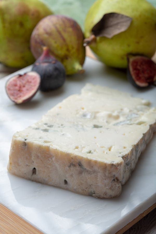 Gorgonzola Dolce Italian Blue Cheese, Made From Unskimmed Cow`s Milk In ...