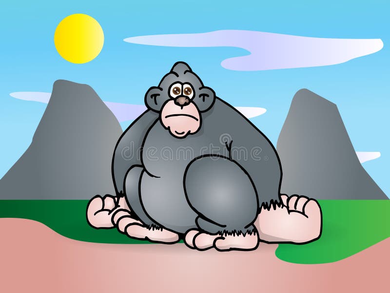 silverback gorilla cartoon images silverback gorilla cartoon images