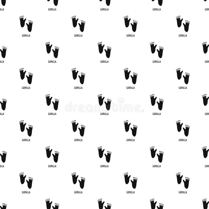 Gorilla step pattern seamless vector royalty free illustration Gorilla step pattern seamless vector royalty free illustration