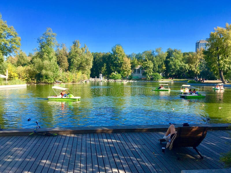 Gorky Park, Μόσχα, Ρωσία στοκ φωτογραφίες με δικαίωμα ελεύθερης χρήσης