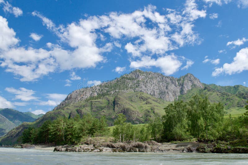 Gorny Altai, Siberia, Federazione Russa immagine stock Gorny Altai, Siberia, Federazione Russa immagine stock